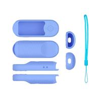 Custodia protettiva telecomando per VIZIO XRT281/XRT181 resistente agli urti, anti-caduta e antipolvere; custodia protettiva in silicone per telecomando TV (Blu scuro brillante)