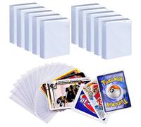 Custodia protettiva trasparente per carte da gioco da 100 pezzi Custodia protettiva trasparente per kit custodia per foto per cartelle collezionabili ID gioco da tavolo Pokemon
