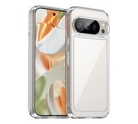 Custodia protettiva trasparente per Google Pixel 10/10 Pro, serie colorata, in TPU e acrilico