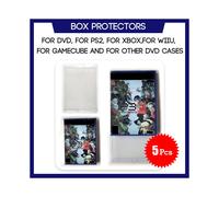 Custodia protettiva trasparente personalizzata per DVD PS2 Xbox Wii WiiU Gamecube 5 pezzi