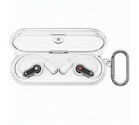 Custodia Protettiva Trasparente TPU con Chiusura di Sicurezza e Portachiavi per Nothing Ear (Open) Custodia di Ricarica Auricolari