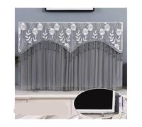 Custodia Protettiva TV Copertura antipolvere for TV da 50 pollici e 55 pollici, telo copritelevisore da 65 pollici. Non togliere il telo copritelevisore in pizzo quando si accende.(Grey,200*360cm)