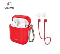 Custodia protettiva USAMS per AirPods in silicone rosso BH423AP04 (US-BH423)