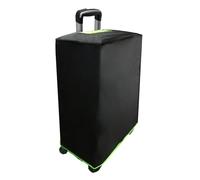 Custodia protettiva verde fluorescente - Bagaglio da viaggio anti-graffio | Etichetta lavabile riutilizzabile per custodie dure, sacchetti arrotolabili e protezione standard
