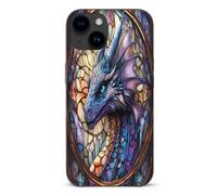 Custodia protettiva viola drago compatibile con iPhone 15/Plus/Pro/Pro Max antiurto custodia mobile