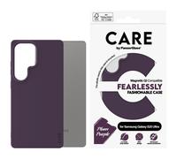 Custodia Qi alla moda PanzerGlass per Samsung Galaxy S25 Ultra, colore viola.