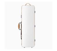 Custodia Quadrata Per Violino In Fibra Di Carbonio Resistente All'usura Antigraffio Ultraleggera E Portatile 1,6 Kg(White)