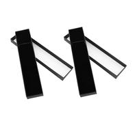 Custodia regalo in carta kraft 2 pezzi Scatola portagioielli Regalo di carta Scopa for gioielli nera for scatole for confezioni di gioielli Portagioielli Portagioielli Portaoggetti Portaoggetti Bracci