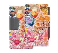 Custodia Remarkable Paper Pro Move 7,3“ - Copertina Intelligente Collage Rosa, Auto On/Off, Taglio 1:1, Microfibra, Magnete Forte（Summer Elements Tricolore Collage）