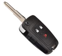 Custodia Remota Pieghevole HQRP Con 3 Pulsanti Per Chevrolet Spark 2012-2016