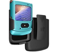 Custodia Resistente + Cintura Clip Fondina Combo per Motorola Razr 5G Flip Phone