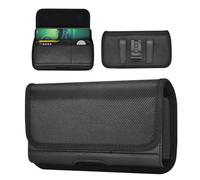 Custodia resistente per iPhone 17 Air, 16 15 Plus, Samsung Galaxy S25 FE S24 FE S23 Plus A55 A35, Pixel 10 Pro XL, Moto Edge 50 - Cintura orizzontale con porta carte (L)