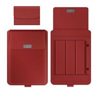Custodia resistente per laptop, chiusura magnetica con interno in morbida microfibra, funzione di supporto per un utilizzo ergonomico, compatibilità