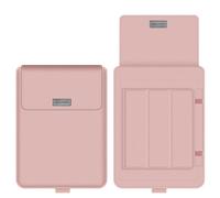 Custodia resistente per laptop, chiusura magnetica con interno in morbida microfibra, funzione di supporto per un utilizzo ergonomico, compatibilità