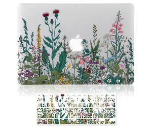 Custodia Retina per MacBook Pro 15 iDonzon, Effetto 3D Matte Trasparente Custodia per MacBook Pro 15 "trasparente con Retina Display (Modello: A1398) - Fiori da giardino
