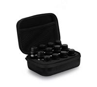 Custodia rettangolare per oli essenziali per flaconi standard da 5 ml, 10 ml e 15 ml, flaconi contagocce, flaconi a rullo, protezione per un mass