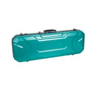 Crossrock Custodia per violino 4/4 | Guscio rigido modellato in ABS con scomparto interno, 2 supporti per archetto, blocco di sicurezza e cinghie staccabili, blu menta (CRA860VFMB)
