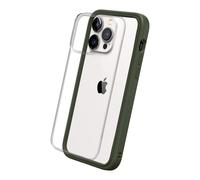 Custodia RHINOSHIELD compatibile con [iPhone 14 Pro Max] Mod NX - Protezione sottile e personalizzabile con tecnologia di assorbimento degli urti [senza BPA] - Verde Khaki - Nouvo