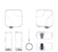 Custodia rigida antishock in TPU per Nothing Ear (3) auricolari wireless, copertura protettiva completa antigraffio e a prova di caduta, include gancio per il trasporto (Trasparente)