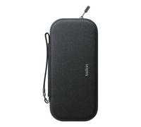 Belkin Gaming Custodia da viaggio per Nintendo Switch 2 con scomparti per AirTag e cartucce, custodia portatile con guscio esterno rigido e interno morbido, accessori portatili per gaming - Carbone