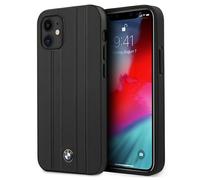 Custodia rigida BMW per iPhone 12 mini con motivo a segni di pneumatici, colore