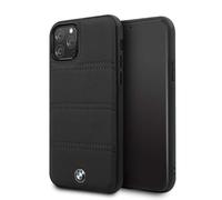 Custodia Rigida BMW Signature Linee Orizzontali Per iPhone 11 Pro Nera