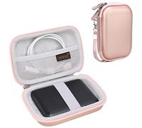 Custodia rigida Canboc per Anker PowerCore 13000 caricatore portatile - compatto 13000mAh 2 porte ultra portatile caricatore del telefono Banca di potere, oro rosa