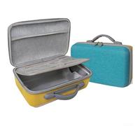 Custodia rigida compatibile con Liene Amber, custodia da viaggio impermeabile, per stampanti fotografiche Liene M100 M200 con manico (blu giallo)