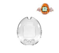 Custodia rigida compatibile con Tamagotchi Original, guscio protettivo trasparente con ali staccabili, trasparente