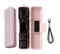 Custodia rigida con filtro magnetico per Insta360 Luna Ultra, scatola portaoggetti con cinturino da polso, copertura protettiva antiurto, protezione completa del giunto cardanico, rosa, Taglia unica