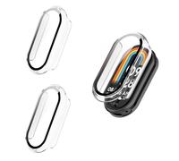 Custodia rigida con pellicola protettiva compatibile con Xiaomi Smart Band 10, completa protezione antigraffio PC custodia protettiva ultra sottile per Xiaomi Smart Band 10 Fitness Tracker (Z-Klar
