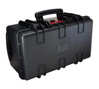 Custodia rigida con ruote Amazon Basics grande per fotocamera, nera, 56 cm L x 35 cm P x 25 cm A