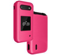 Custodia Rigida Con Texture A Griglia Per Nokia 2760 2780 Flip Phone (N139DL)