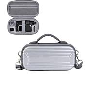 Custodia rigida da trasporto per Insta360 X6 Creator Bundle, organizer portatile protettivo da viaggio custodia rigida impermeabile custodia protettiva per accessori Insta 360 X6, Argento, Custodia