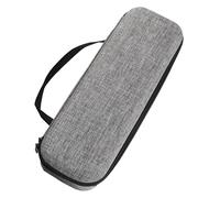 Custodia rigida da viaggio compatibile con asciugacapelli e styler Revlon One Step Volumizer, Hot Tools Head Air Brush Dryer con tasca in rete e pettine e clip (grigio + nero)