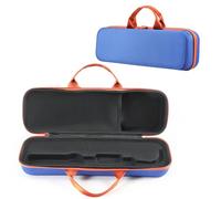 Custodia rigida da viaggio compatibile con Dyson Airstrait asciugacapelli, piastra per capelli e accessori, custodia protettiva portatile, Blu / Arancione, 17.3 * 5.3 * 3.5 Inch