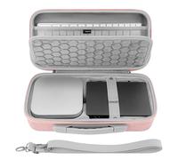 Custodia rigida da viaggio per computer desktop Geekria, compatibile con Apple 2026 Mac Mini M5 / 2024 Mac Mini M4 / Pro, adatta a Magic Keyboard, Mouse, Trackpad e accessori (Pink)