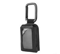 Custodia rigida da viaggio per lettori MP3 con clip, custodia protettiva sottile in PU con trasparente per accesso - organizer antiurto per piccoli dispositivi elettronici, 7 x 5 x 1,5 cm