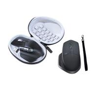 Custodia rigida da viaggio per mouse Logitech MX Master 3S/3/Master 2S/MX Master Advanced Wireless Performance, borsa da trasporto con cinghia da polso