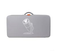 Custodia rigida da viaggio per proiettore XGIMI MoGo 4 (2025) con EVA e PU, colore grigio, 46,5 x 25,9 x 11,2 cm, leggera e custodia da viaggio