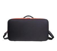 Custodia rigida da viaggio per stampante adesiva a colori Liene PixCut S1, può contenere stampanti, caricabatterie e accessori, Nero Arancione, Semplice