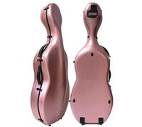 Custodia rigida for violoncello 4/4 Custodia rigida full size in fibra di carbonio composita Guscio rigido con ruote, comodi spallacci
