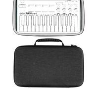 Custodia rigida Geekria compatibile con Akai Professional MPK Mini MK3, pad MIDI USB per batteria ultra-portatile a 25 tasti e copertura protettiva per controller tastiera (grigio scuro)