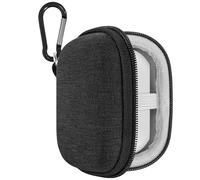 Custodia rigida Geekria per Beats Studio Buds, Studio Buds+ e Solo Buds, custodia da viaggio con tasca in rete, moschettone e cavo USB-C, grigio scuro