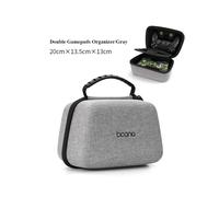 Custodia rigida grigia Double-BOONA per PS5, PS4, Switch, Pro, XBOX, Gamepad, protettiva portatile