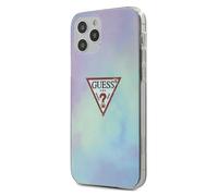Custodia rigida Guess Tie & Die blu per iPhone 12 Pro Max
