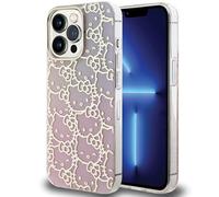 Custodia rigida Hello Kitty per iPhone 13 Pro, rosa sfumato