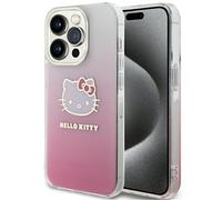 Custodia rigida Hello Kitty per iPhone 15 Pro Max, colore rosa sfumato