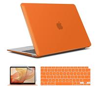 Custodia Rigida iBenzer iBenzer Cover rigida per MacBook Air 13 Retina con Touch ID A1932 cover tastiera e schermo, Orange