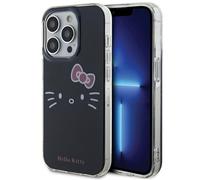 Custodia rigida IML Hello Kitty per iPhone 15 Pro Max, colore nero, con stampa d